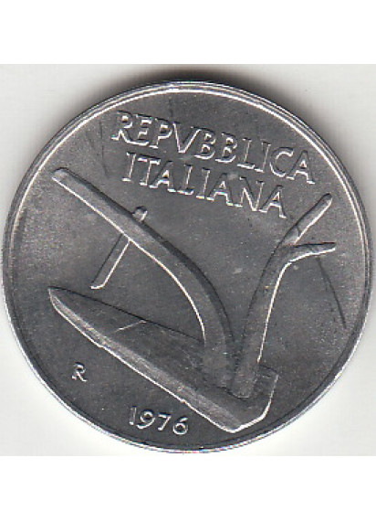 1976 Lire 10 Spiga Fior di Conio Italia